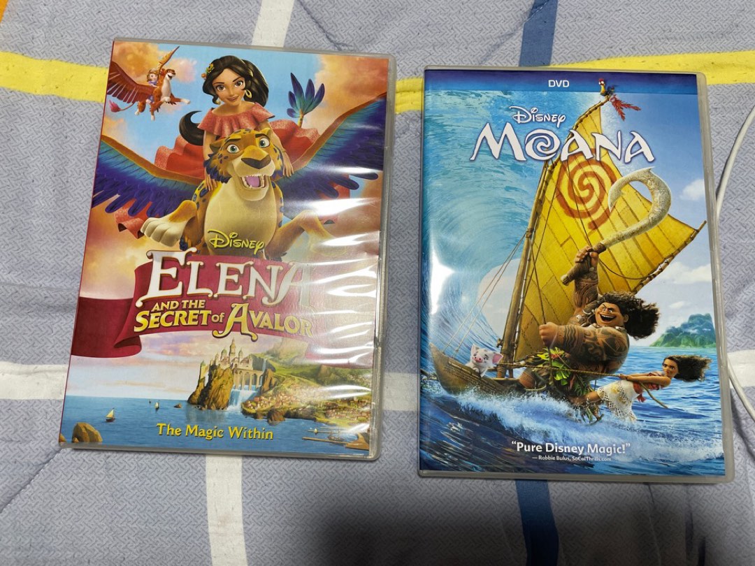 Elena and the secret of Avalor & Moana DVD, Hobbies & Toys, Music