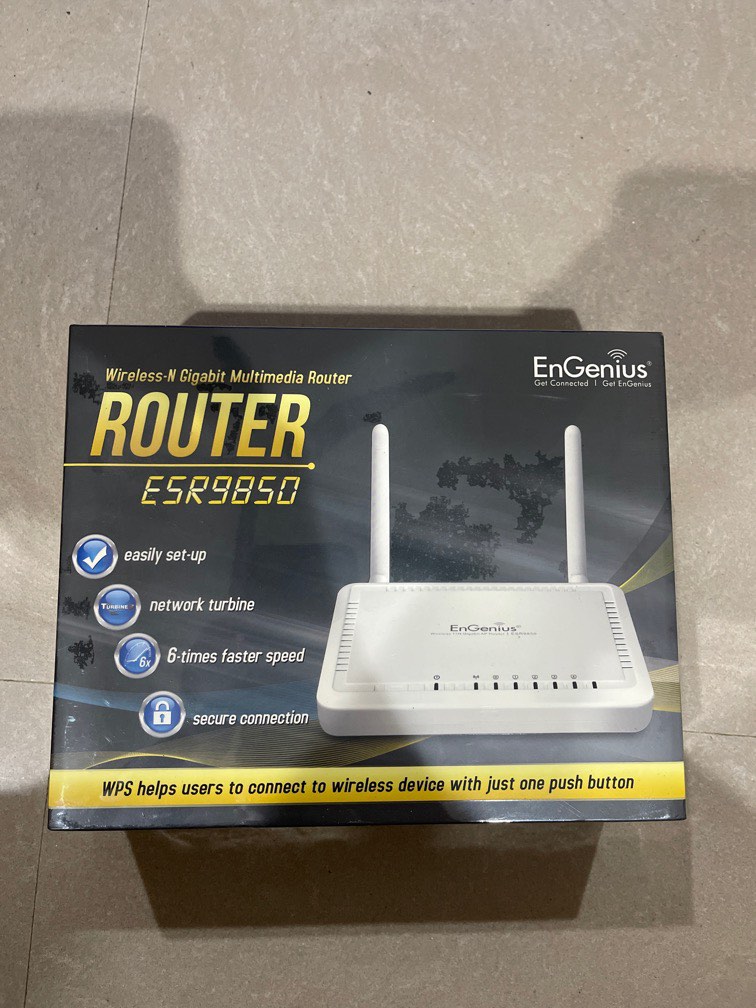 EnGenius Wireless N Gigabit Router ESR9850, Computers & Tech, Parts