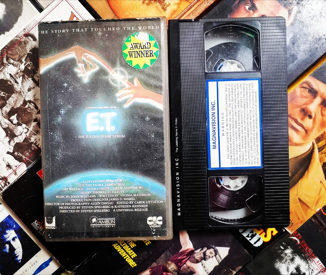 E T VHS Tape Movie Original VHS Tapes Movies VHS Tape Original VHS e-t-vhs-tape-movie-original-vhs-tapes-movies-vhs-tape-original-vhs