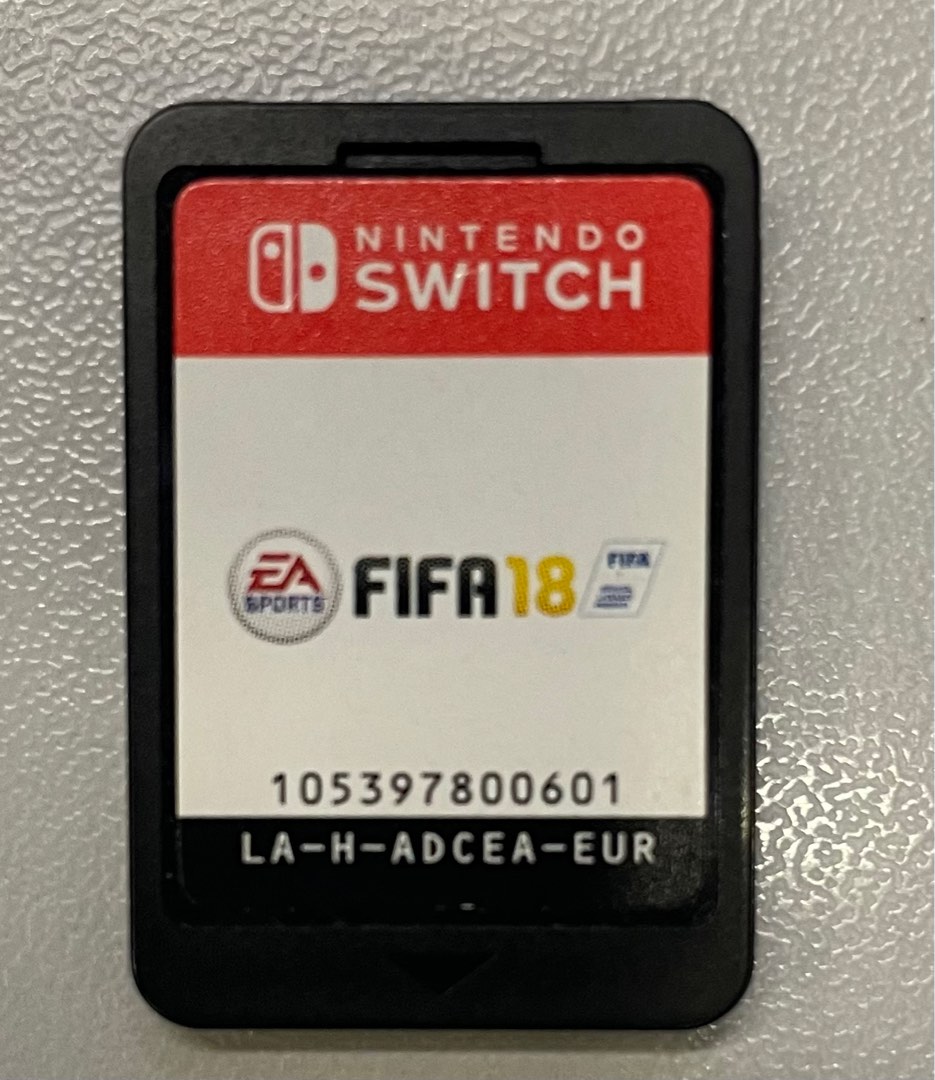 Fifa 18 Switch Game Card 電子遊戲 電子遊戲機 Nintendo 任天堂 Carousell