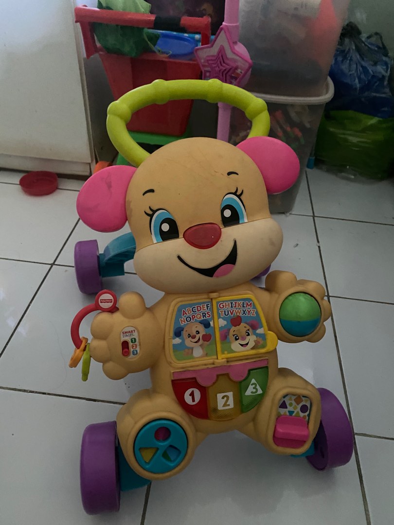 Fisher Price Lion baby Walker, Babies & Kids, Toys & Walkers on Carousell