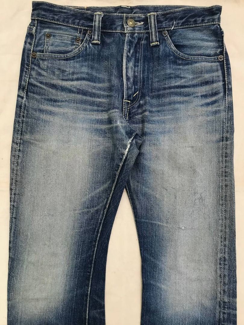 Flathead Bootcut Broken Selvedge Japanese Denim Pants, Men's Fashion ...