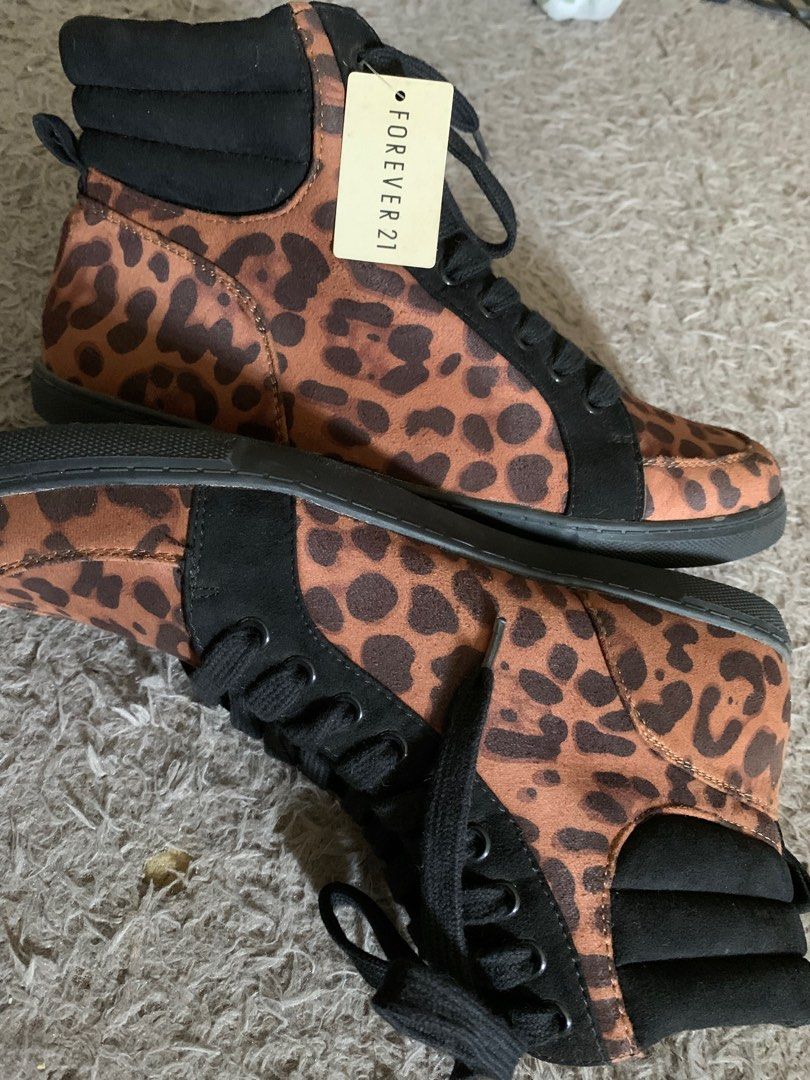 Forever 21 leopard sandals cheap