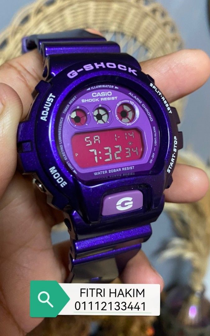 G shock ungu best sale