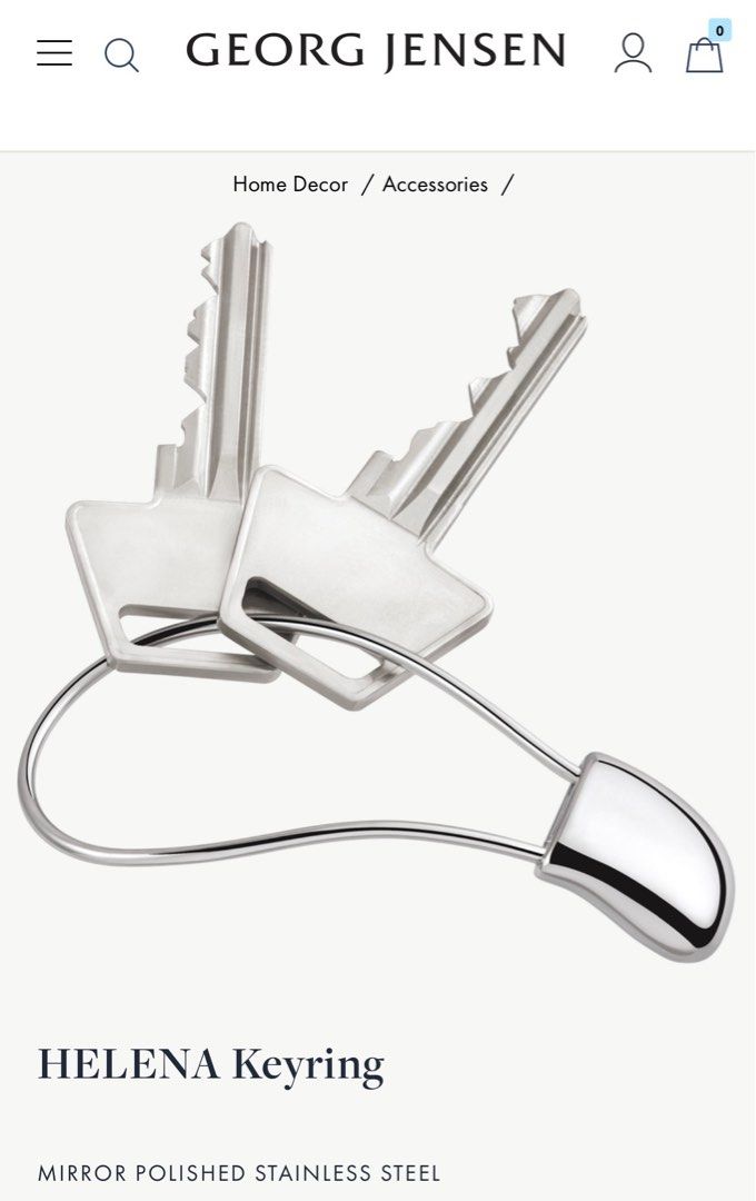 Georg jensen discount helena keyring