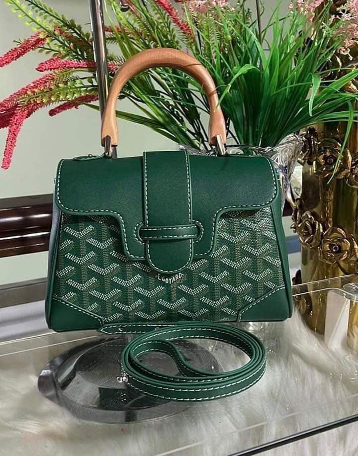 Goyard mini saigon green top
