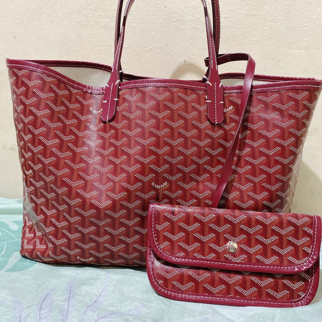 Goyard Poitiers Tote Blue, Luxury, Bags & Wallets on Carousell