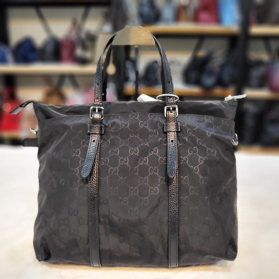 Gucci nylon guccissima tote bag hotsell