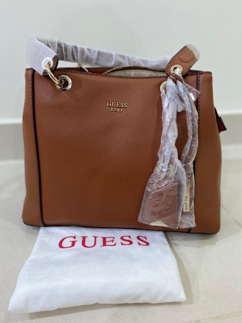 Buy GUESS Women Brown Satchel BROWN Online @ Best Price in India |  Flipkart.com