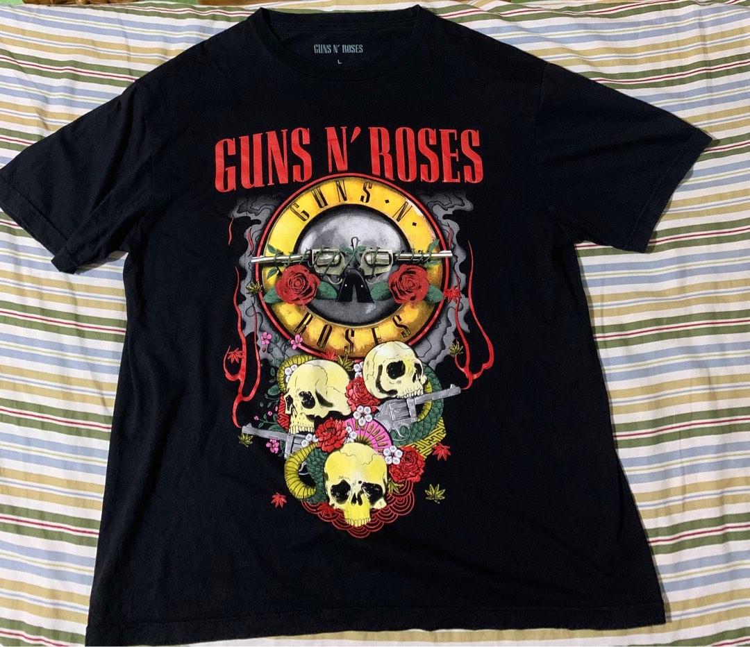 Guns&Roses shirt, Men's Fashion, Tops & Sets, Tshirts & Polo Shirts on ...