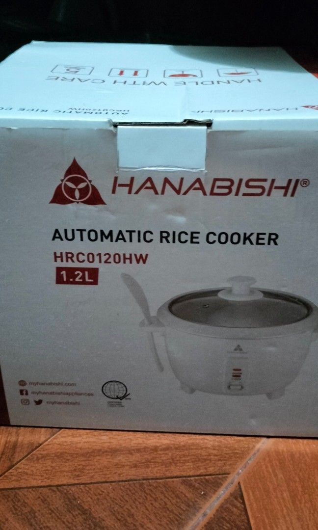 Hanabishi Rice Cooker, TV & Home Appliances, Kitchen Appliances
