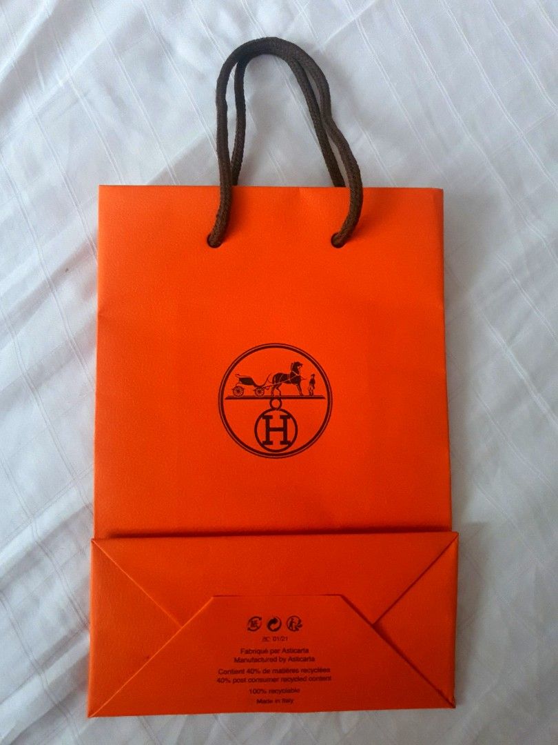 Hermes Paper Bag (Original), Luxury, Accessories on Carousell