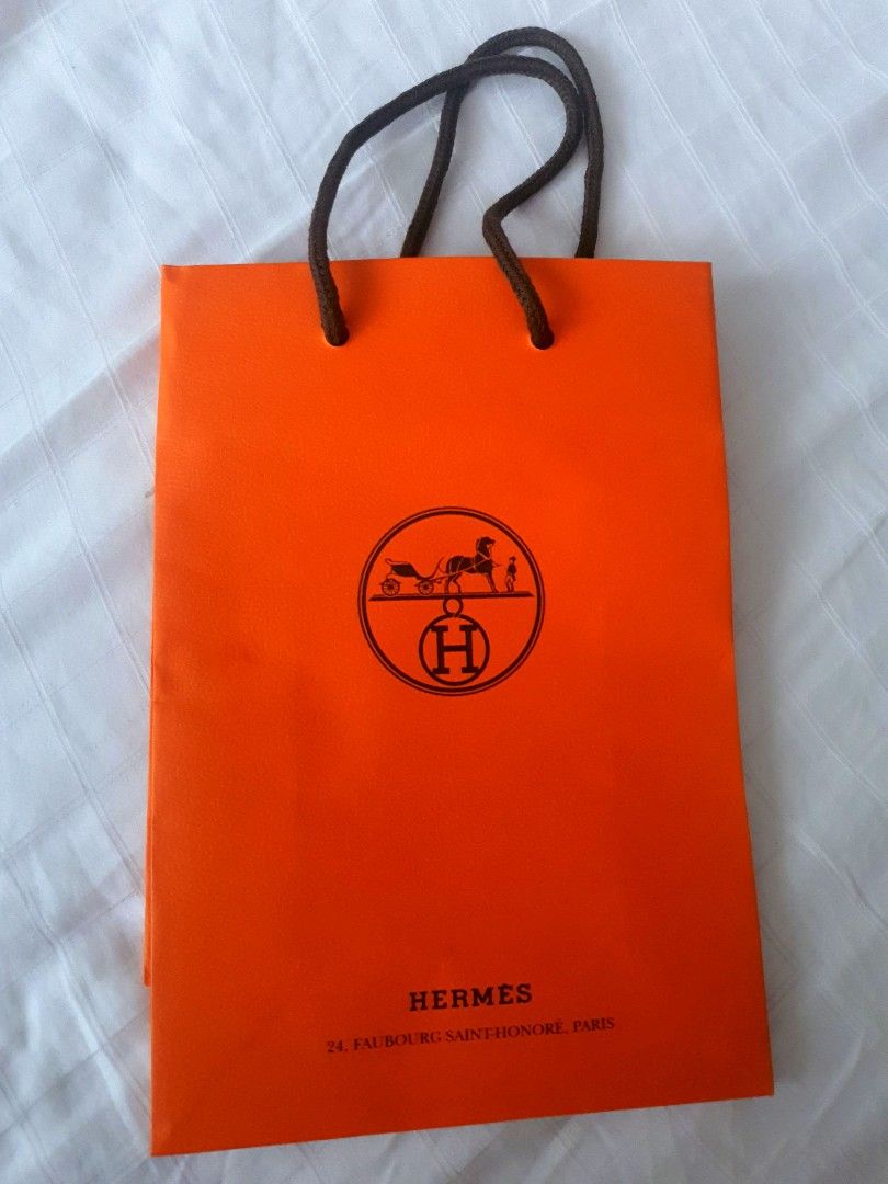 Hermes Paper Bag (Original), Luxury, Accessories on Carousell