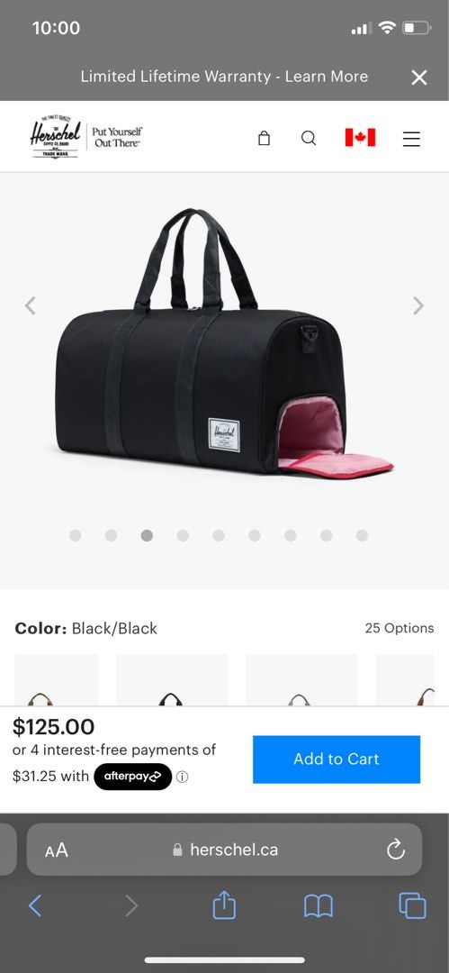 Herschel afterpay online
