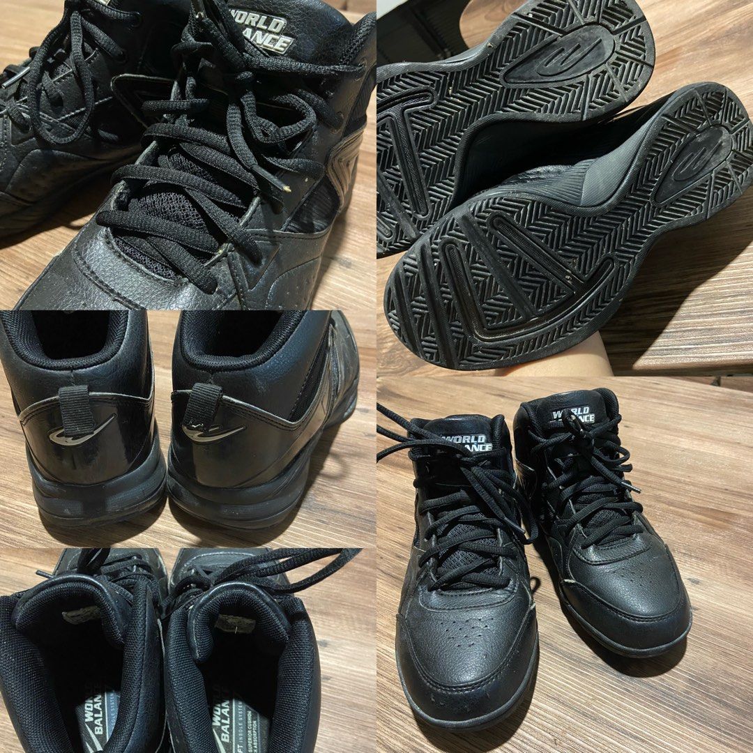 World balance black sneakers on sale