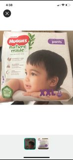 Huggies pants nature made XXL, Babies & Kids, Bathing & Changing