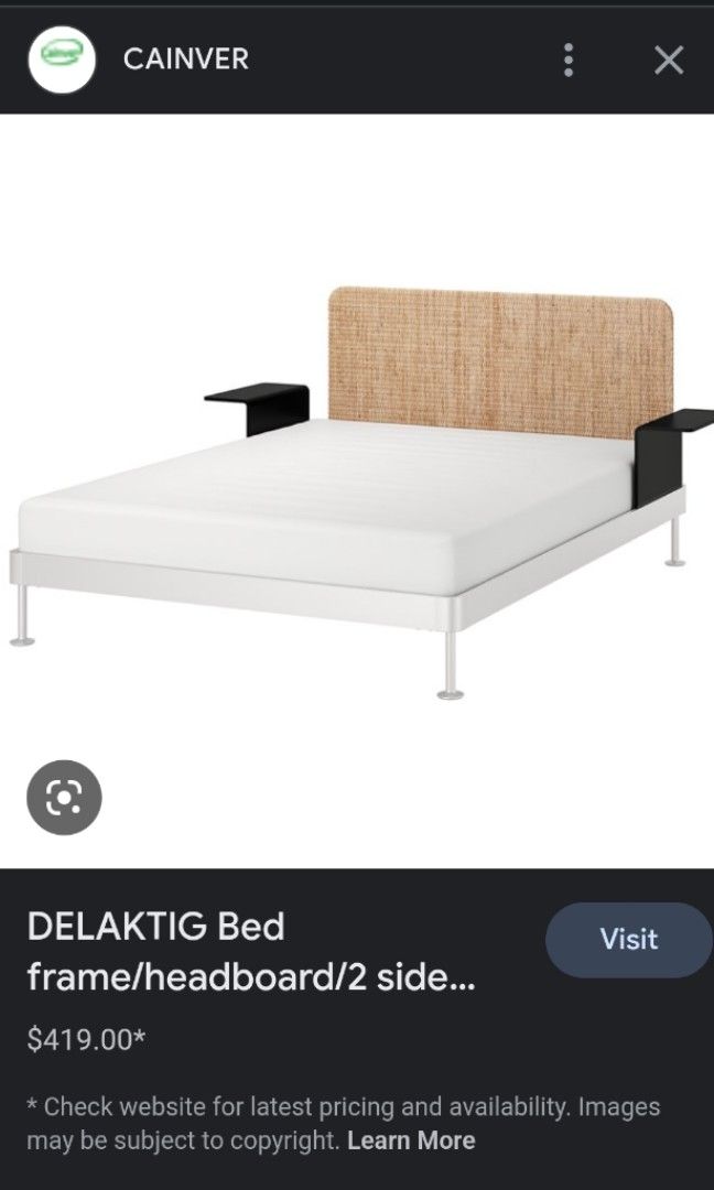 Delaktig store bed frame
