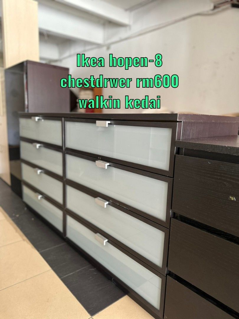 IKEA HOPEN 8 CHESTDRAWER, Furniture & Home Living, Furniture, Shelves