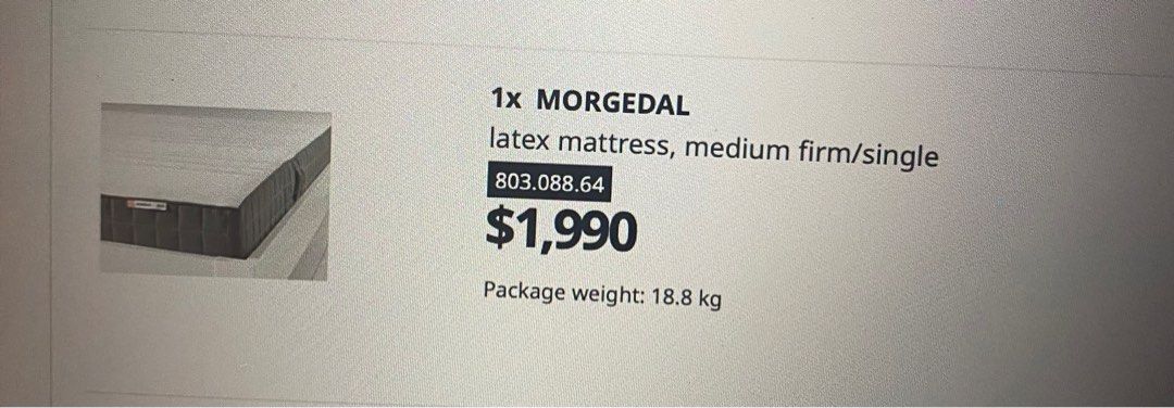 ikea latex mattress hjelmås