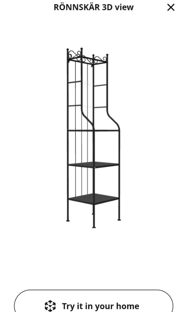 Ikea Ronnskar bathroom shelf, Furniture & Home Living, Furniture
