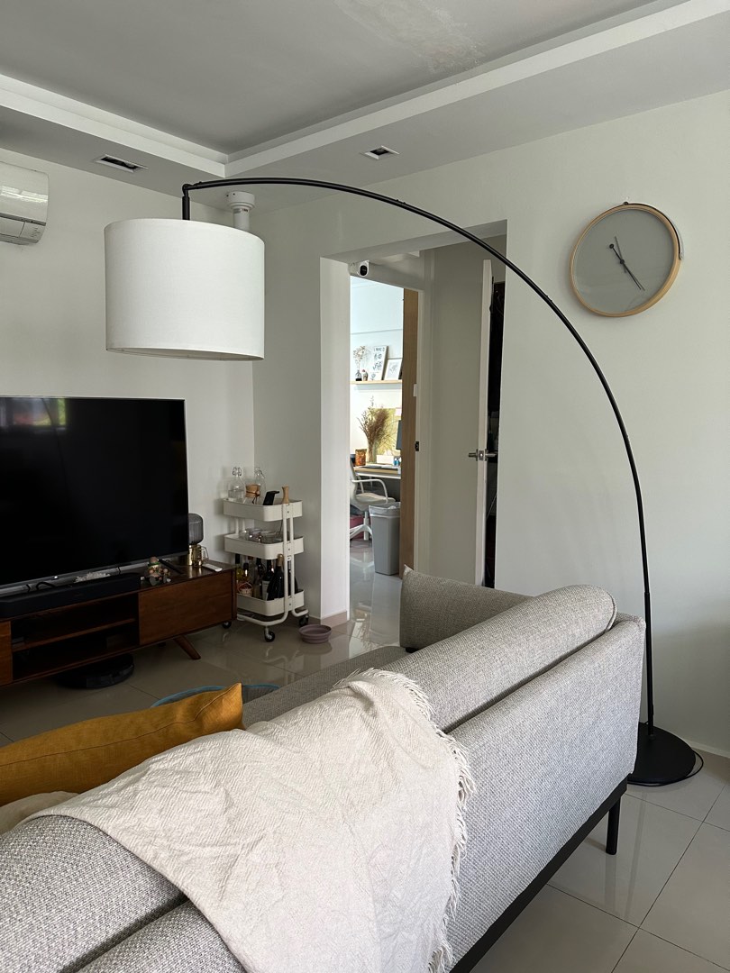 IKEA Skaftet arc lamp, Furniture & Home Living, Lighting & Fans