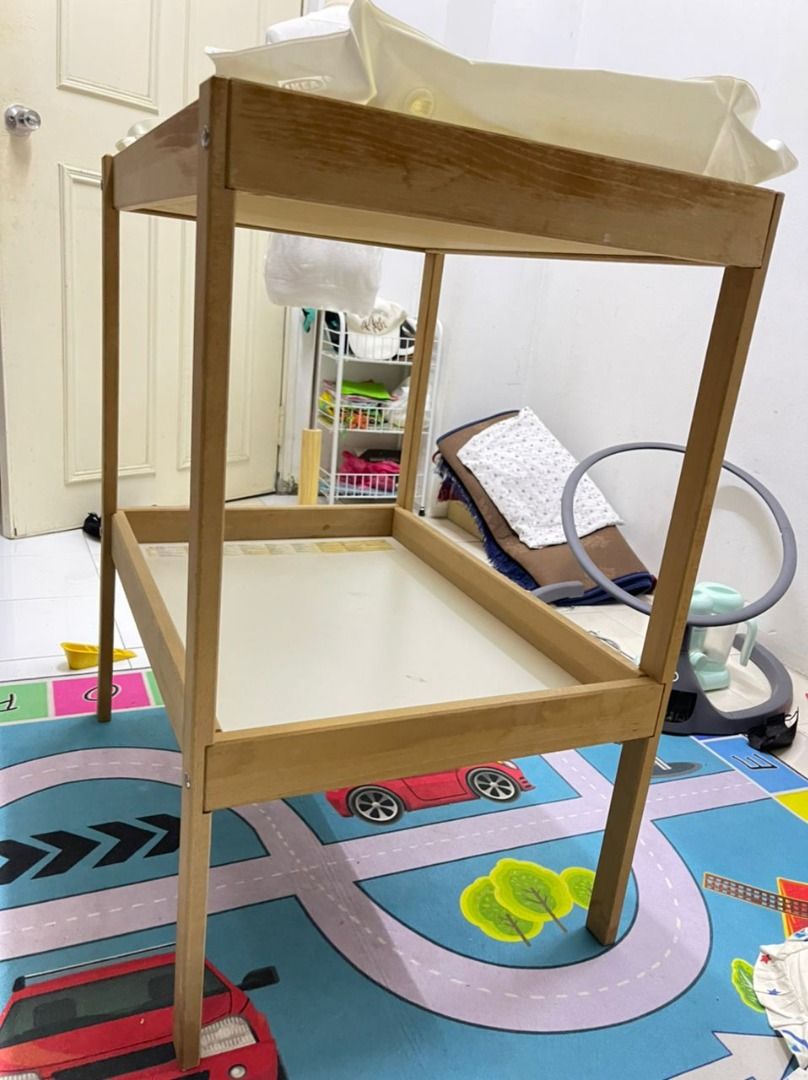 IKEA SNIGLAR Changing table + mat, Babies & Kids, Baby Nursery & Kids Furniture, Changing Tables