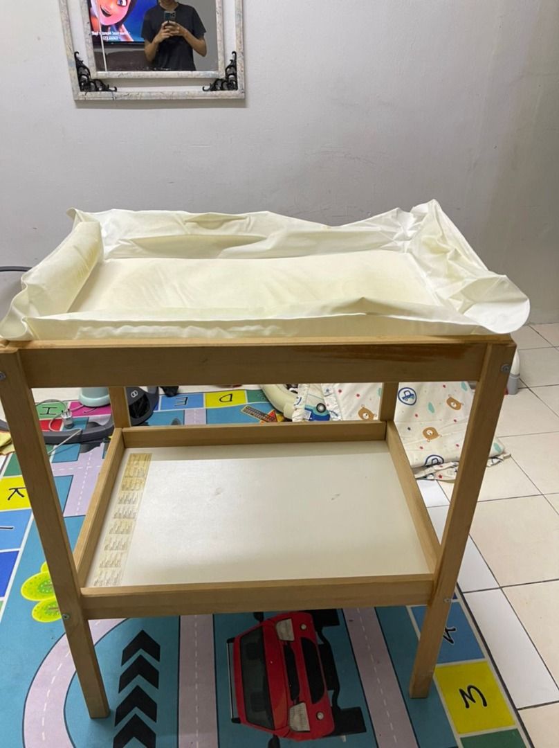 IKEA SNIGLAR Changing table + mat, Babies & Kids, Baby Nursery & Kids