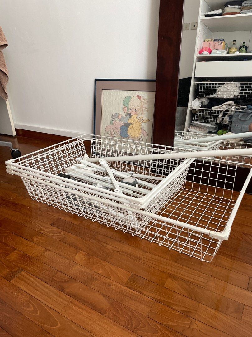 Ikea wardrobe baskets (KOMPLEMENT), Furniture & Home Living, Home Improvement & Organisation