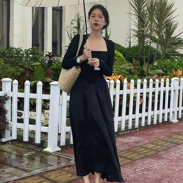 women's a line maxi dress