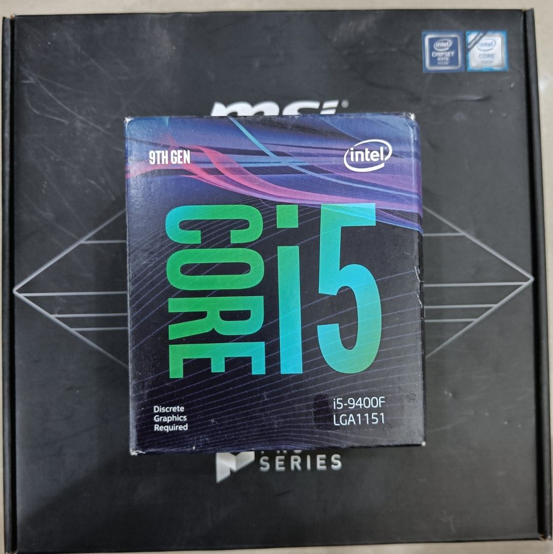 Intel i5 9th Gen COMBO SET with Micro ATX motherboard and 16 GB DDR4 Memory, Computers & Tech