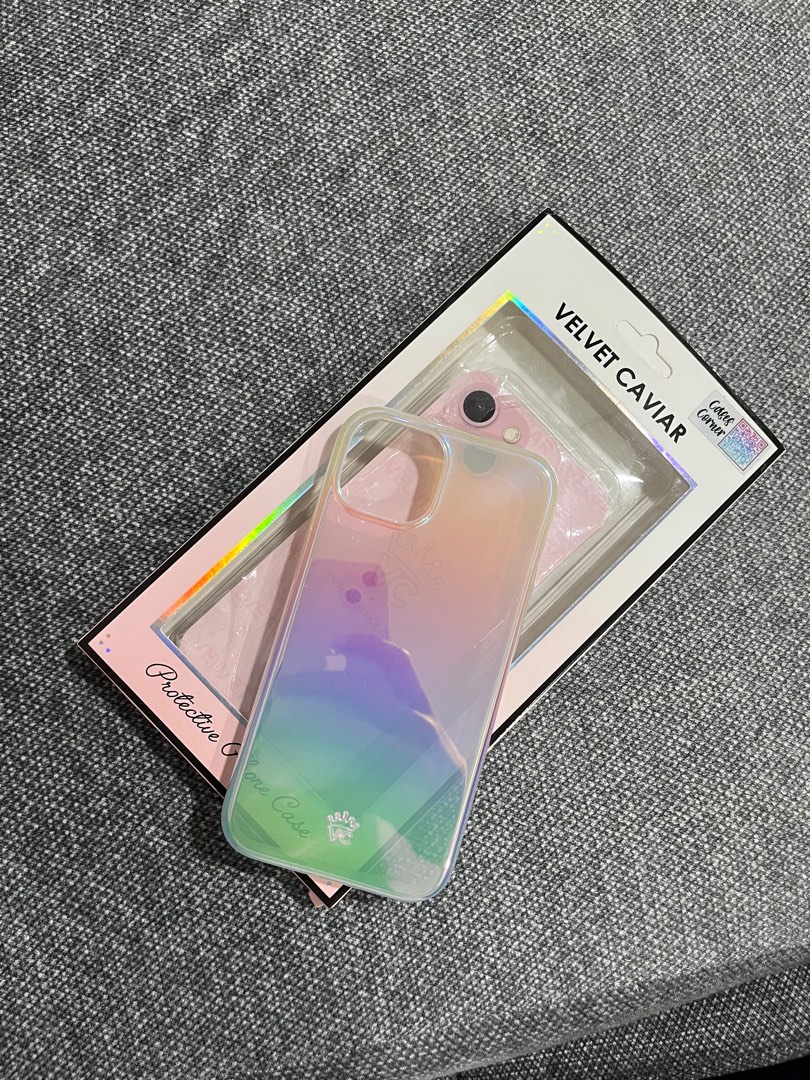 Iphone 13 case Velvet Caviar White Opal Iridescent, Mobile Phones & Gadgets, Mobile & Gadget