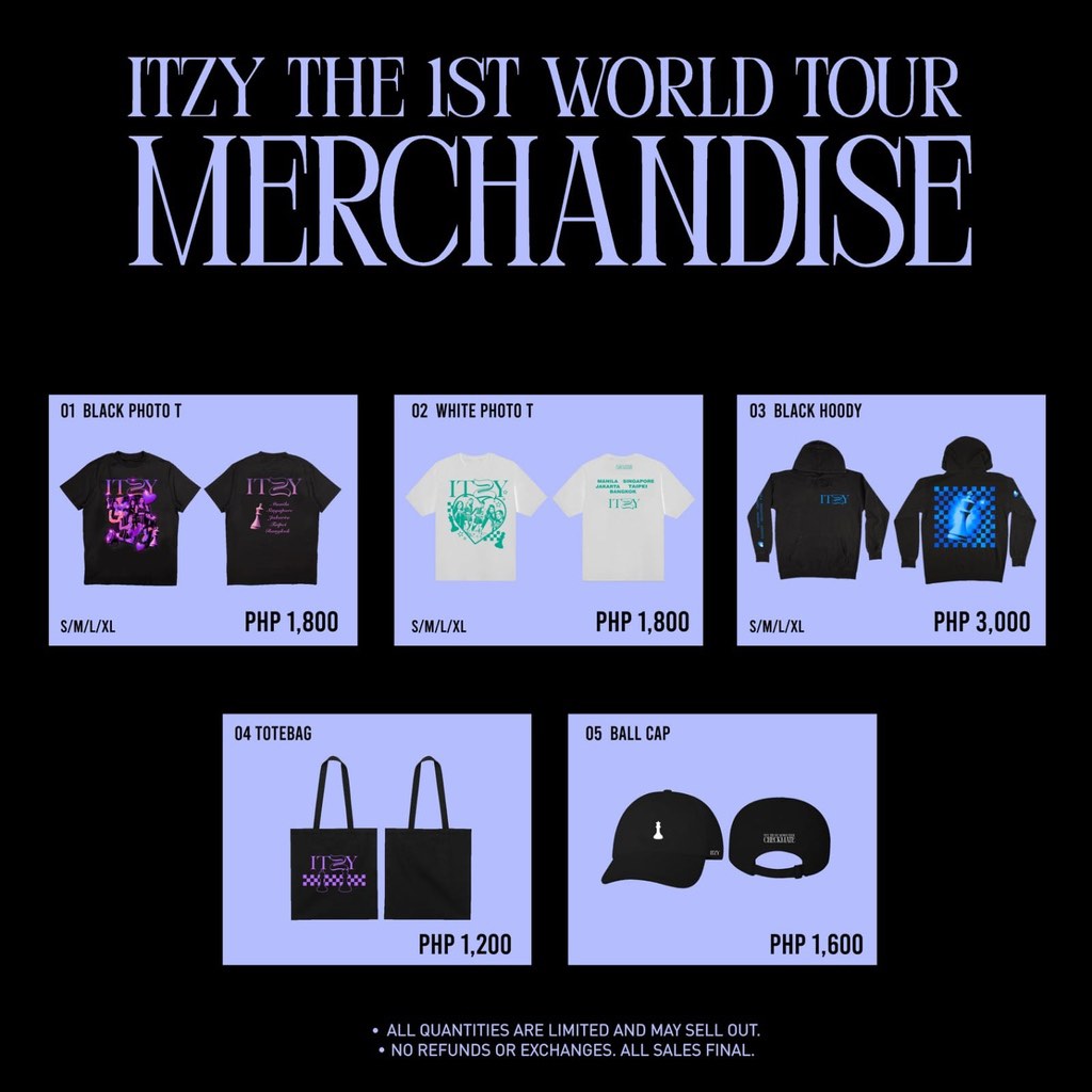 Itzy checkmate world tour manila merch pasabuy, Hobbies & Toys