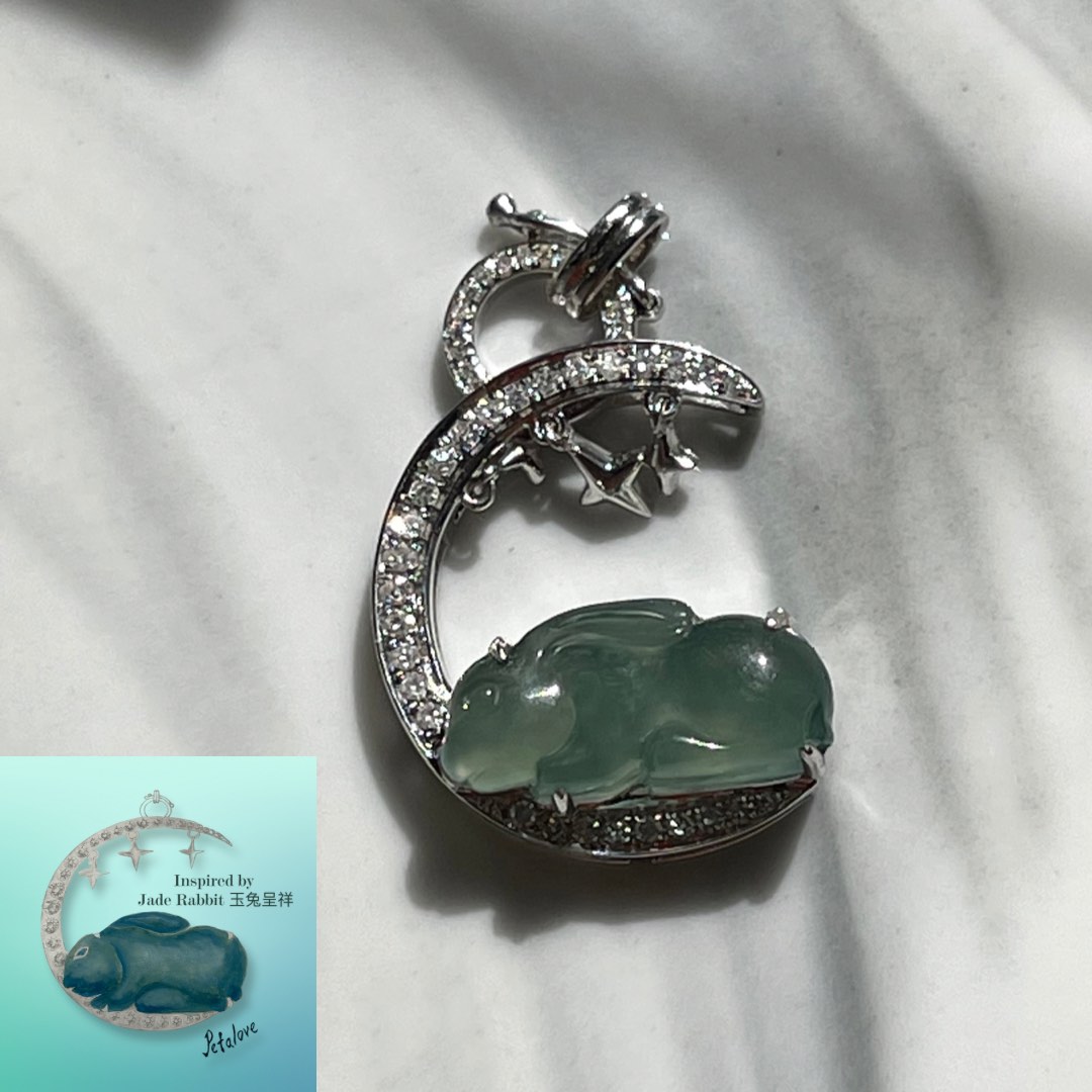 Rabbit jade pendant hot sale