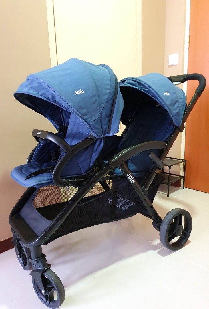 Joie Evalite Duo Double Stroller in Deep Sea Babies Kids Going