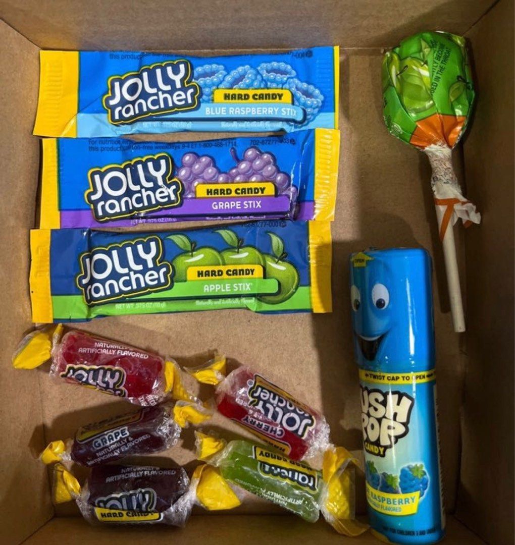 Jolly rancher push pop, Food & Drinks, Packaged & Instant Food on Carousell