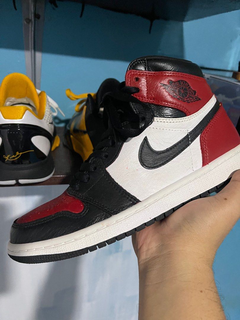 Custom Shoes] Jordan 1 Fusion Red - BlackToe Custom 