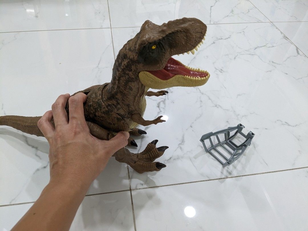 Jurassic World Stomp 'N Escape T-Rex Dinosaur Toy - Large Action Figure With Sounds & Movement - View #7