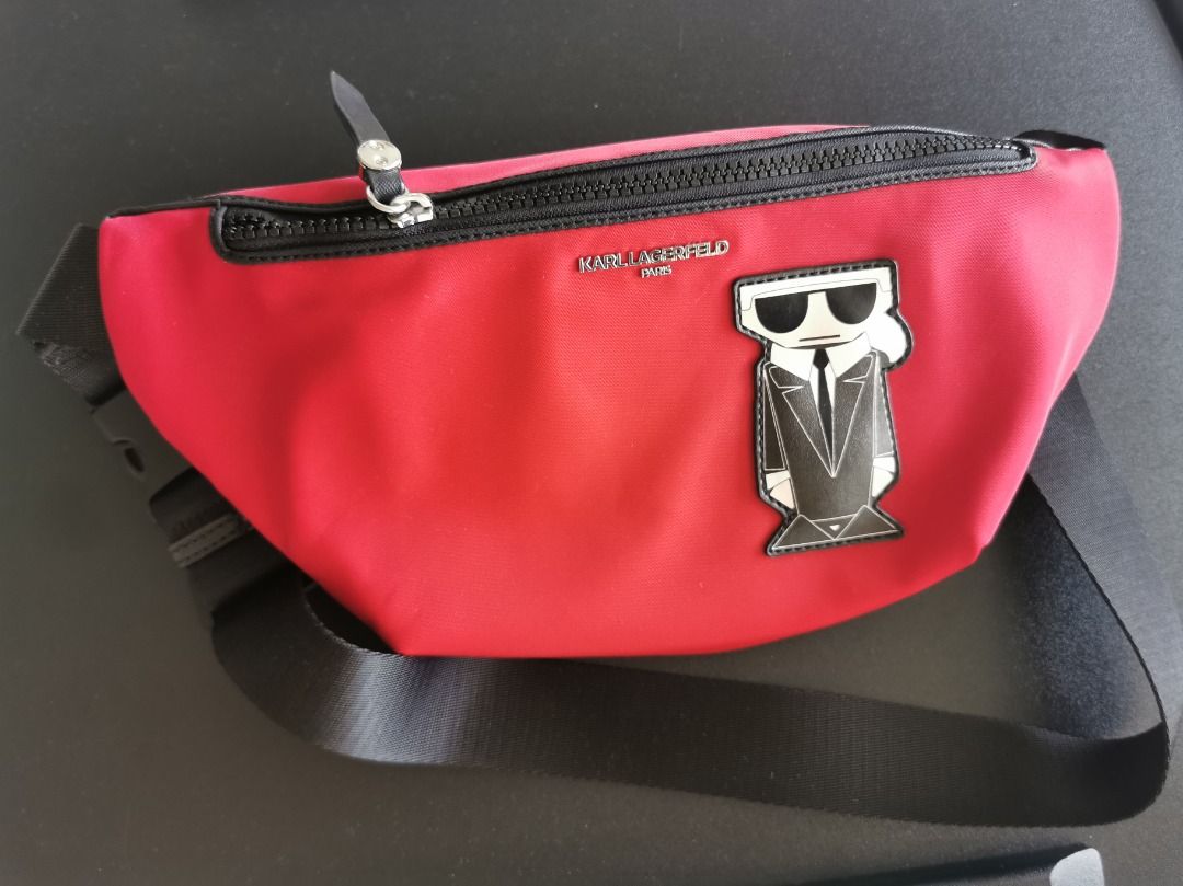 Karl Largerfeld Red Bum Bag Women s Fashion Bags Wallets