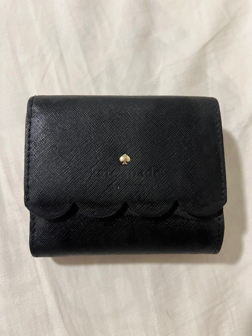 Kate spade black clearance scallop purse