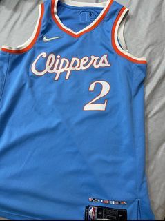 Kawhi Leonard Adidas Los Angeles Clippers Authentic On-Court Rev 30 Home  Jersey