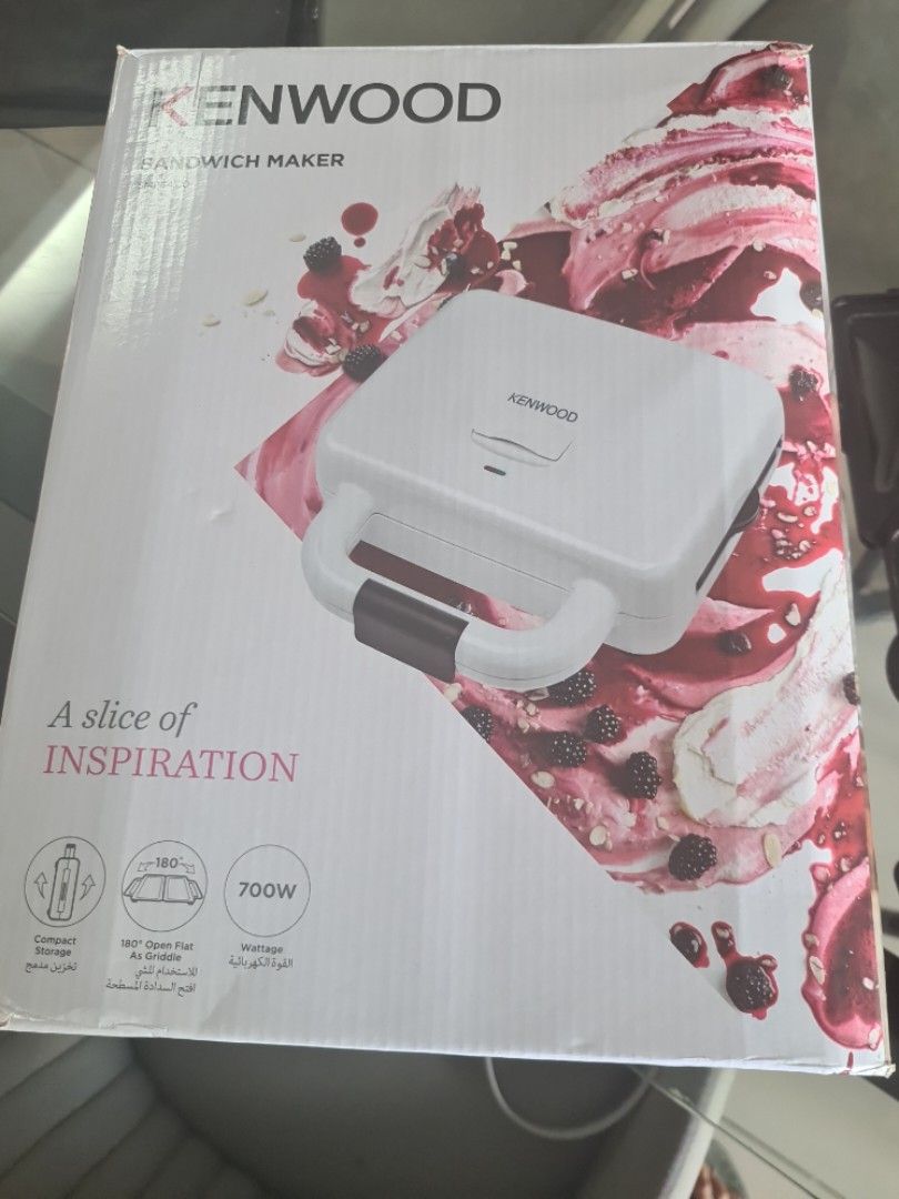 Kenwood 3in1, tostaer, waffle maker in working Condition, TV & Home