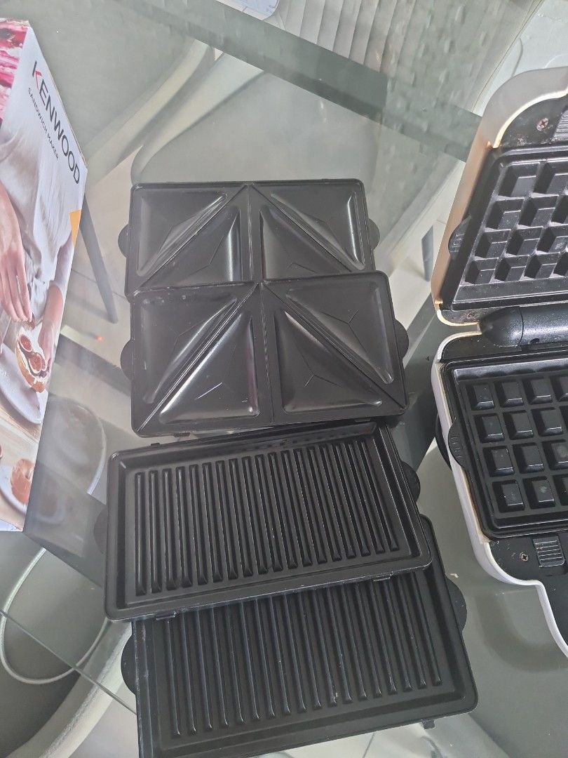 Kenwood 3in1, tostaer, waffle maker in working Condition, TV & Home