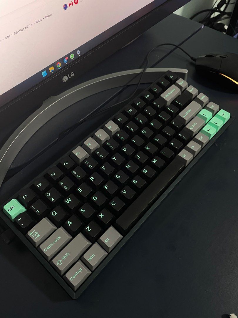 Keychron Hacker Mint Keycaps, Computers & Tech, Parts & Accessories