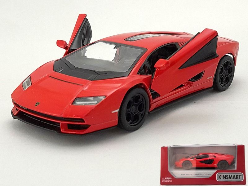 KInsmart Countach LPI 8004 Diecast Metal Model Car Red