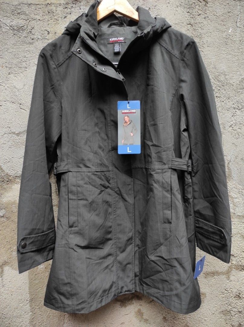 Kirkland ladies sales trench rain jacket