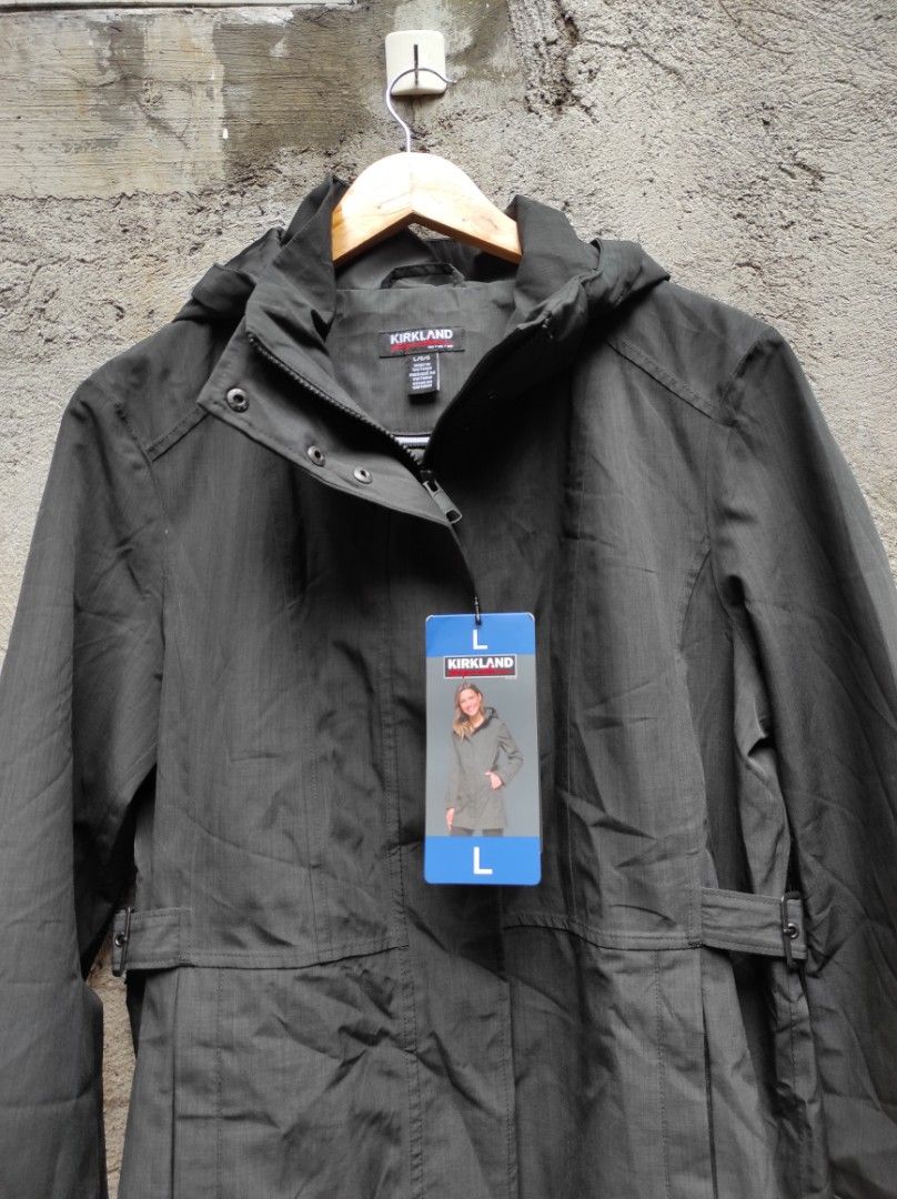 Kirkland ladies sales trench rain jacket