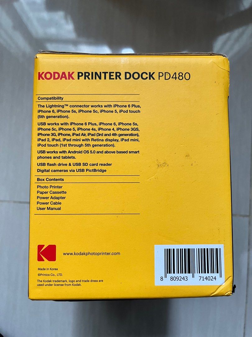 KODAK photo Printer PD480, 電腦＆科技, 打印機及影印機 Carousell
