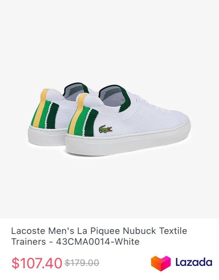 Lacoste shoes on sale lazada