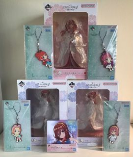 Latest Kuji Quintessential Quintuplets Blessed Gateway Prize B and E