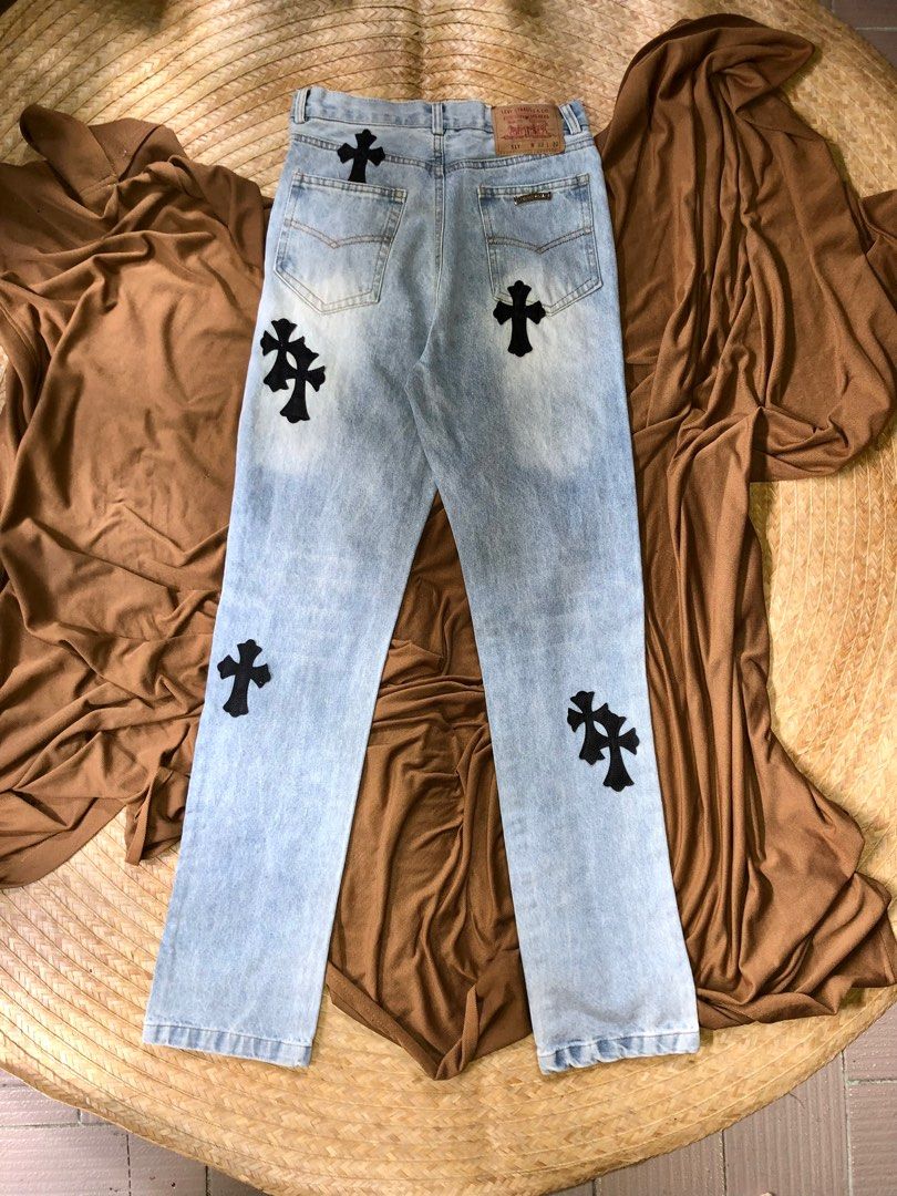 Levi Strauss x Chrome Hearts, Women's Fashion, Bottoms, Jeans on Carousell